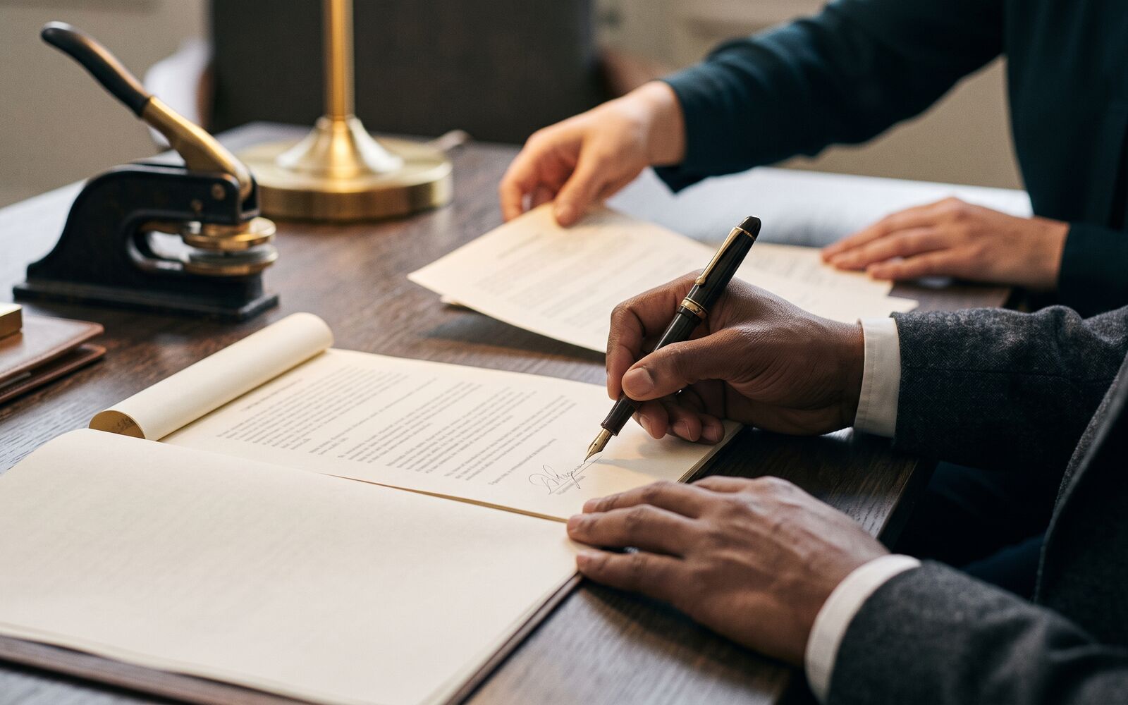 Signing formation documents